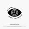 Eye, Find, Look, Looking, Search, See, View solid Glyph Icon vector