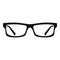 Eye glasses icon, simple style