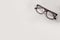 Eye glasses spectacles  white background for oculist