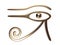 Eye of Horus 3d rendering