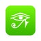 Eye of Horus Egypt Deity icon digital green