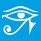 Eye of Horus Egypt Deity icon white