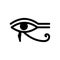 The Eye of Horus. Isolated Vector Illustration