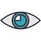 Eye icon business vision or supervision vector design