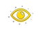 Eye icon. Look or Optical Vision sign. Vector