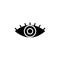 Eye icon. Look and Vision icon. Eye vector