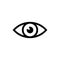 Eye icon. Symbol of visibility. Observation symbol. Vector EPS 10