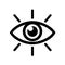 Eye icon, vision sign â€“ for stock