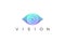 Eye Logo Vision design vector. Security Optic Lens