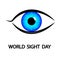 Eye logo for world view day