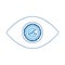 Eye With Market Chart Inside Pupil Icon