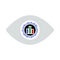 Eye With Market Chart Inside Pupil Icon