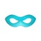 Eye mask in turquoise design