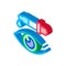 Eye Medicine Dropper Pipette isometric icon vector illustration