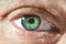 Eye men human  close-up  eyeball iris