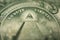 Eye of Providence detail in the banknote of one dollar