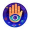 Eye of Providence Occult Symbol Flat Icon