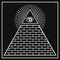 The Eye of Providence Pyramid Vector Illustration