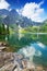 Eye of the Sea lake in Tatra mountains