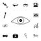 eye with short-sightedness problems icon. Detailed set of medicine icons. Premium quality graphic design sign. One of the collecti