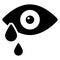 eye tears, drops icon