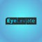Eye text wording Associates eye care and eye wear optometry practice eye surgery, laser eye surgery, eye disease treatment logo