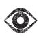 Eye vector icon. Optic eyesight and look symbol.