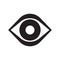 Eye vector icon. Optic eyesight and look symbol.