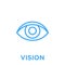 Eye vision icon
