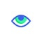 Eye vision icon vector