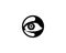 Eye visual logo vector illustration