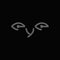 eye word logo, wordmark logo, eye design