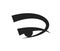 Eyebrow eyelashes. eye - stylized logo. makeup for beauty salon - flat style vector illustration