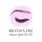 Eyebrow and Lashes Makeup Artist Logo