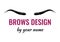 Eyebrow shape vector logo