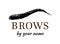 Eyebrow shape vector logo