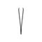 Eyebrow tweezers, pincers icon. Epilation and depilation. Skin Care and Health. Black icon flat style