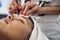 Eyebrows treatment