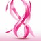 Eyecatching pink ribbon to grab attention