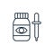 eyedropper vector icon. eyedropper editable stroke. eyedropper linear symbol for use on web and mobile apps, logo, print media.