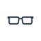 Eyeglass vector icon