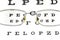 Eyeglasses and eye test chart