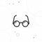 Eyeglasses icon, Optical icon