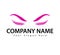 Eyelashes Vector symbol. Eyelash logo for your company.