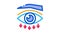 eyelid plastic surgery Icon Animation