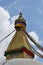 Eyes of Buddha, painted on 4 sides of Boudhanath stupa, symbolizing the Buddha\\\'s wisdom in all cardinal directions