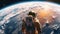 Eyes of the Cosmos: Astronaut\\\'s Glimpse of Earth