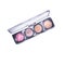 Eyeshadow palette cosmetic set. Watercolor.