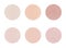 Eyeshadow palette on a white background - Light Skin tones