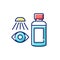 Eyewash RGB color icon